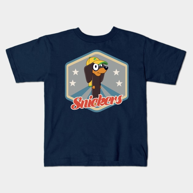 Snickers bluey Kids T-Shirt by 96rainb0ws